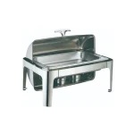 Roll- Top Rectangle Chaffing Dish 9L Without Window
