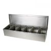 Stainless 6 Condiment Dispenser