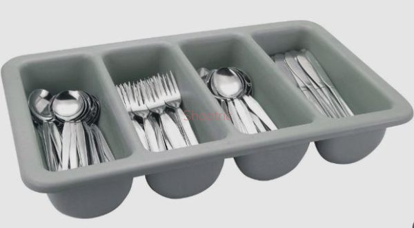 4 Compartment Cutlery Box Tray